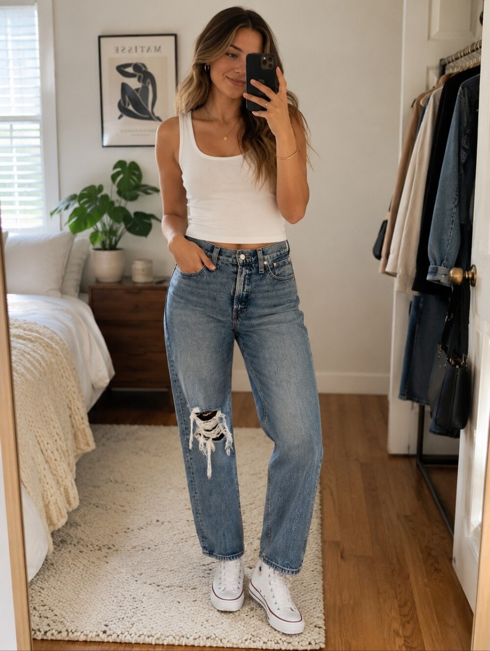 Madewell Women's Perfect Vintage Distressed Jeans